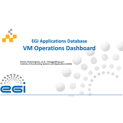AppDB VMOps Dashboard: A graphical portal to manage applications and services on federated cloud infrastructures
